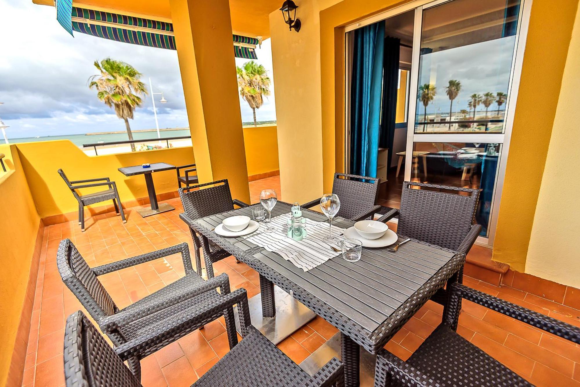 Beachfront Duplex 1ª Linea & Terraces Oceanfront El Puerto de Santa María Exteriér fotografie