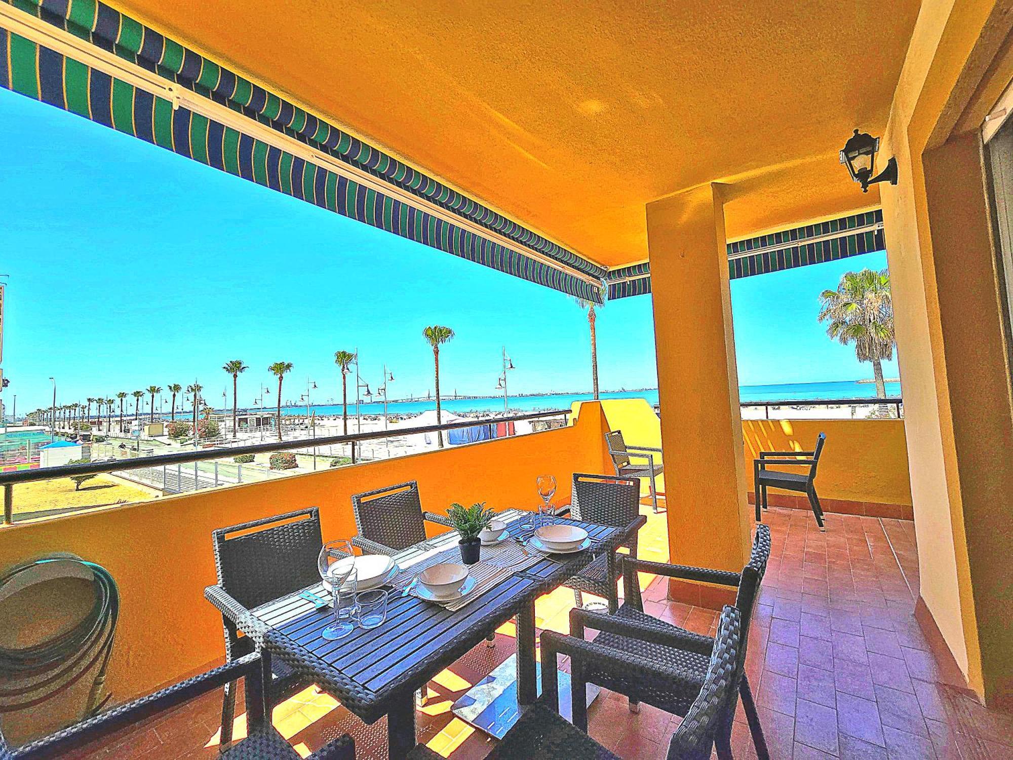 Beachfront Duplex 1ª Linea & Terraces Oceanfront El Puerto de Santa María Exteriér fotografie